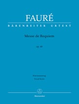 Requiem, Op. 48 SATB Vocal Score cover